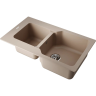 Мойка OMOIKIRI MARU 86-2-SA Tetogranit/бежевый 4993286